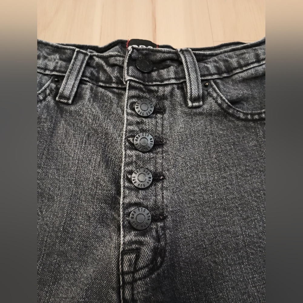 BDG Hi-rise Button Up Shorts - Picture 3 of 5